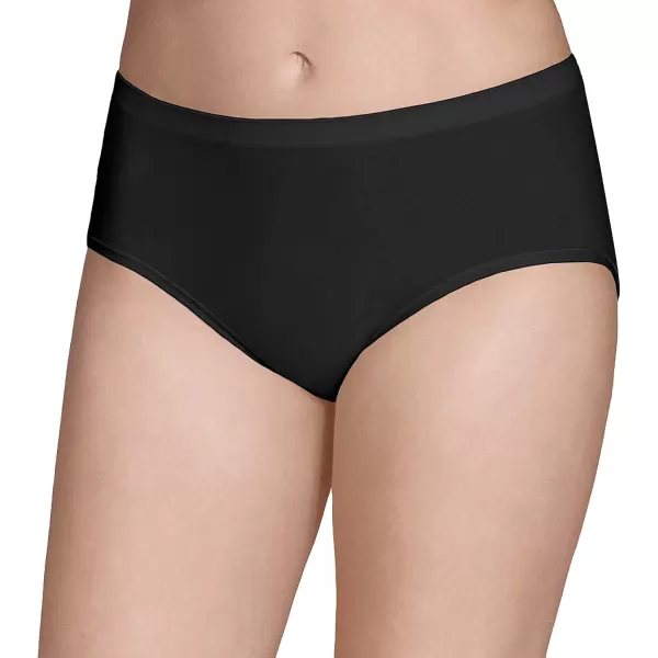 Fruit of the Loom Womens 360 Stretch Underwear Regular ampamp Plus SizeLow Rise Brief  Seamless  12 Pack  Assorted Colors