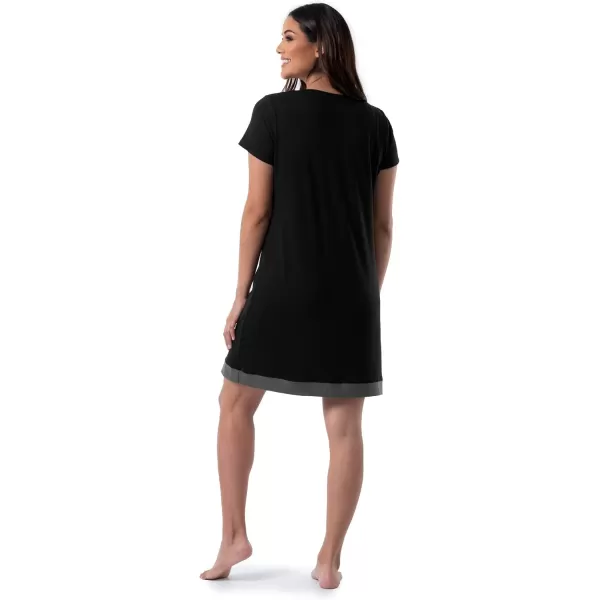 Fruit of the Loom Womens Super Soft and Breathable Sleep ShirtBlack