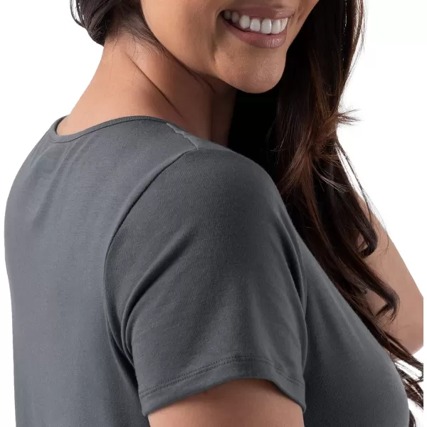 Fruit of the Loom Womens Super Soft and Breathable Sleep ShirtSoft Grey