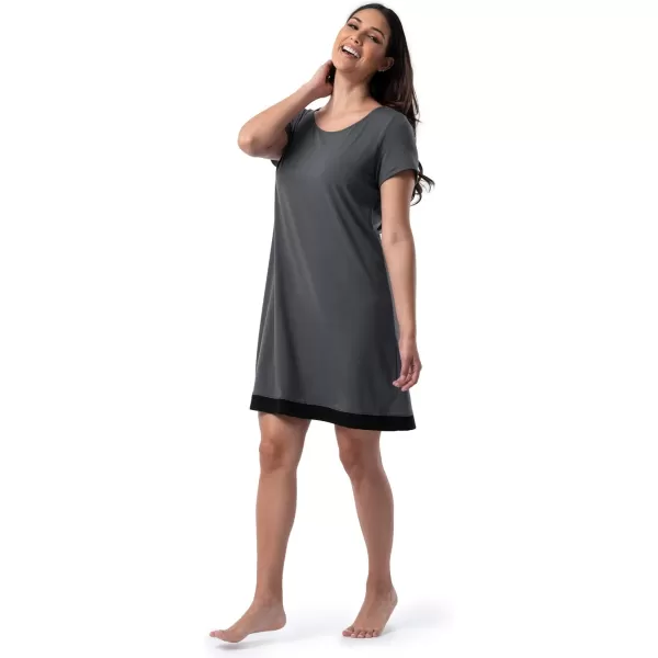 Fruit of the Loom Womens Super Soft and Breathable Sleep ShirtSoft Grey