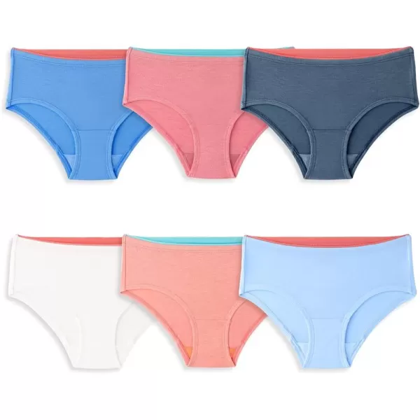 Fruit of the Loom Girls 360 Stretch Modal UnderwearHipster  6 Pack  Assorted