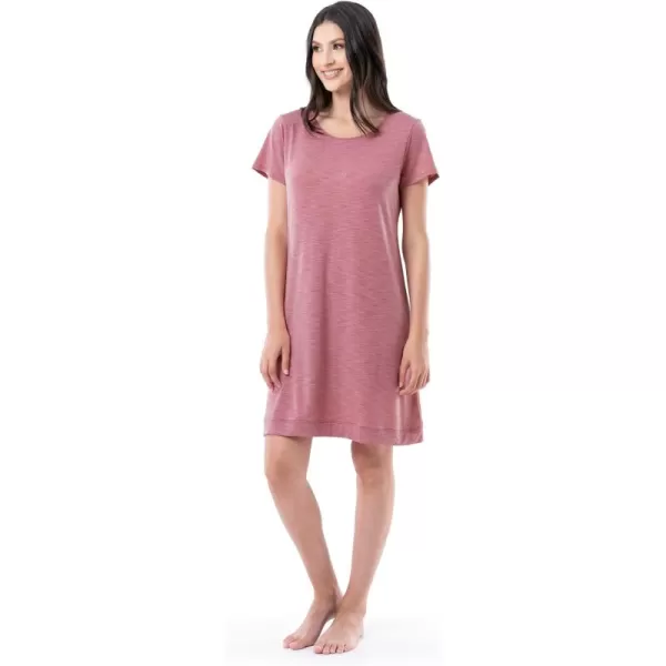 Fruit of the Loom Womens Super Soft and Breathable Sleep ShirtAntique Heather Blush