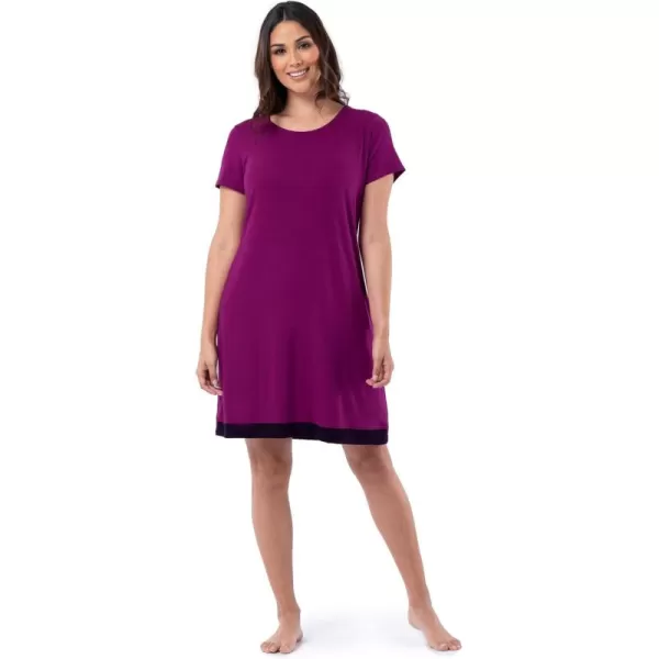 Fruit of the Loom Womens Super Soft and Breathable Sleep ShirtBerry