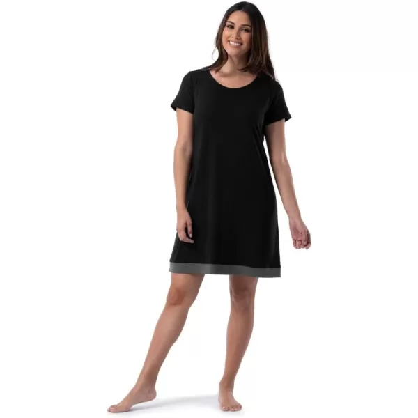 Fruit of the Loom Womens Super Soft and Breathable Sleep ShirtBlack