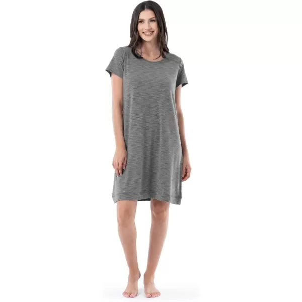 Fruit of the Loom Womens Super Soft and Breathable Sleep ShirtHeather Grey