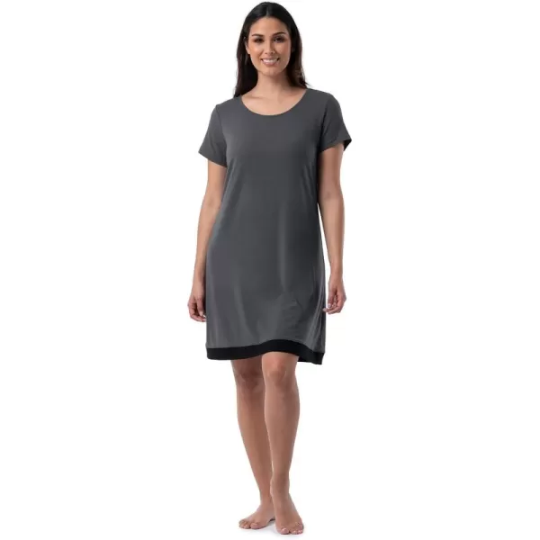 Fruit of the Loom Womens Super Soft and Breathable Sleep ShirtSoft Grey