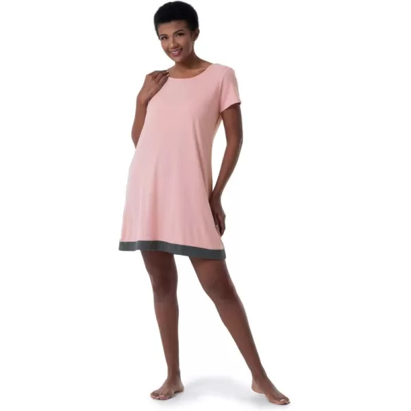 Fruit of the Loom Womens Super Soft and Breathable Sleep ShirtSoft Pink