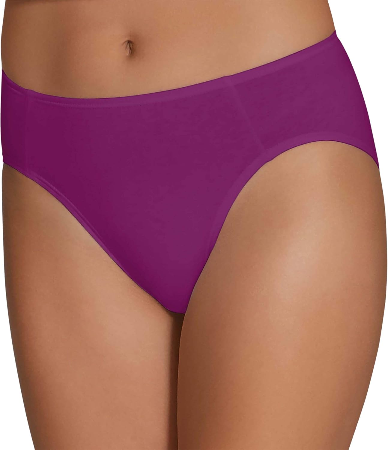 Fruit of the Loom Womens No Show Seamless Underwear Amazing Stretch ampamp No Panty Lines Available in Plus SizeHi Cut  Assorted Color