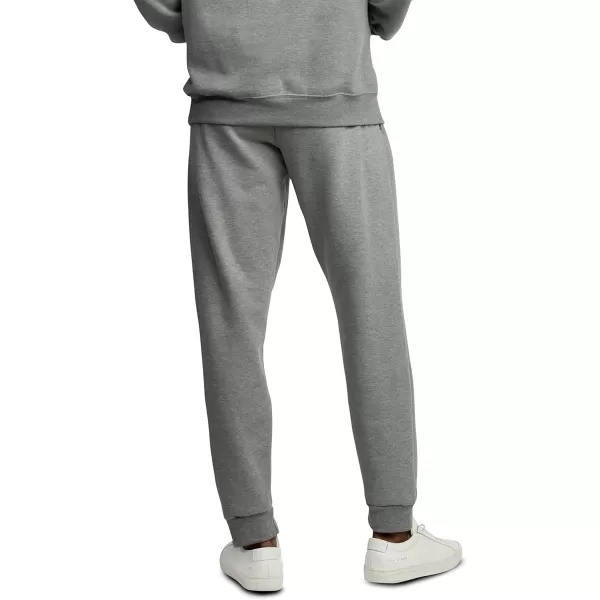 Fruit of the Loom Eversoft Fleece Joggers with Pockets Relaxed Fit Moisture Wicking Breathable Tapered SweatpantsGrey Heather