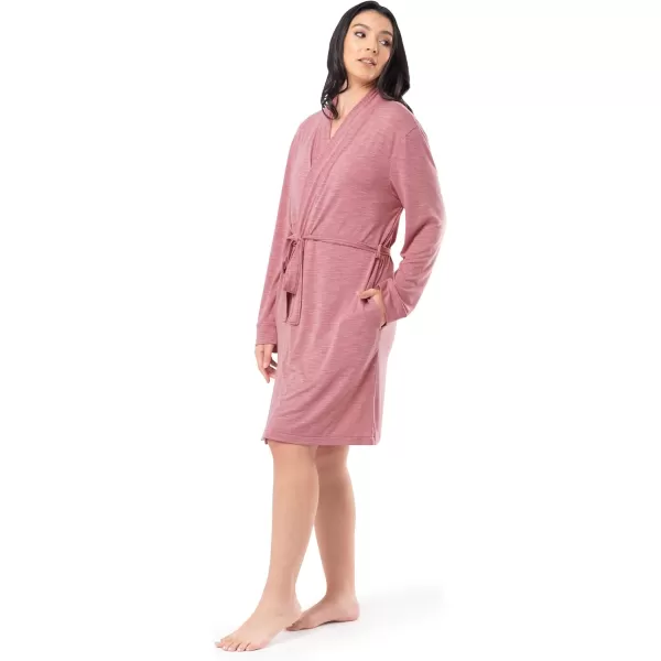 Fruit of the Loom Womens Breathable RobeAntique Blush Heather