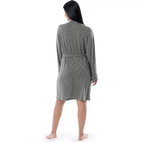 Fruit of the Loom Womens Breathable RobeHeather Grey