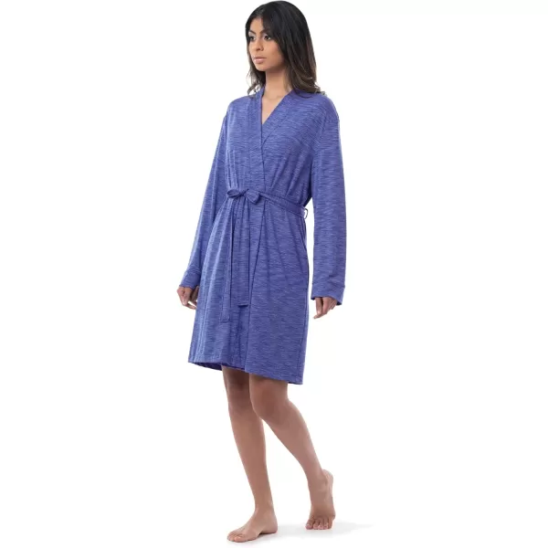 Fruit of the Loom Womens Breathable RobeHeather Navy