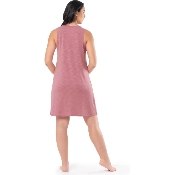 Fruit of the Loom Womens Breathable Sleep ChemiseAntique Blush Heather