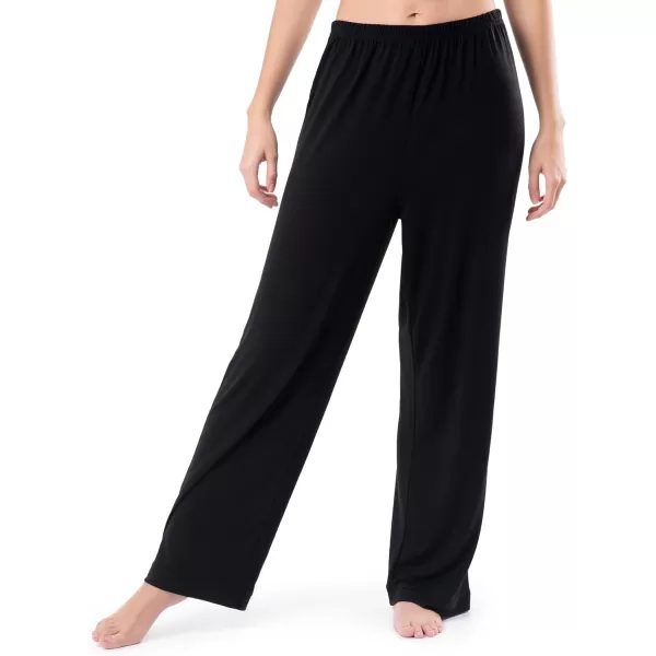 Fruit of the Loom Womens Breathable Tank Top Pant and Cardigan Sleep SetBlack