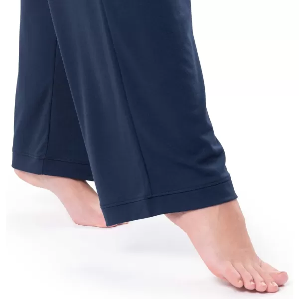 Fruit of the Loom Womens Breathable Tank Top Pant and Cardigan Sleep SetMidnight Blue