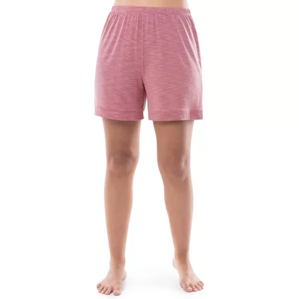 Fruit of the Loom Womens Breathable Tank Top and Short 2 Piece Sleep SetAntique Blush Heather