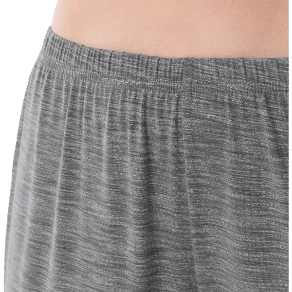 Fruit of the Loom Womens Short Sleeve Tee and Pant 2 Piece Sleep Pajama SetHeather Grey