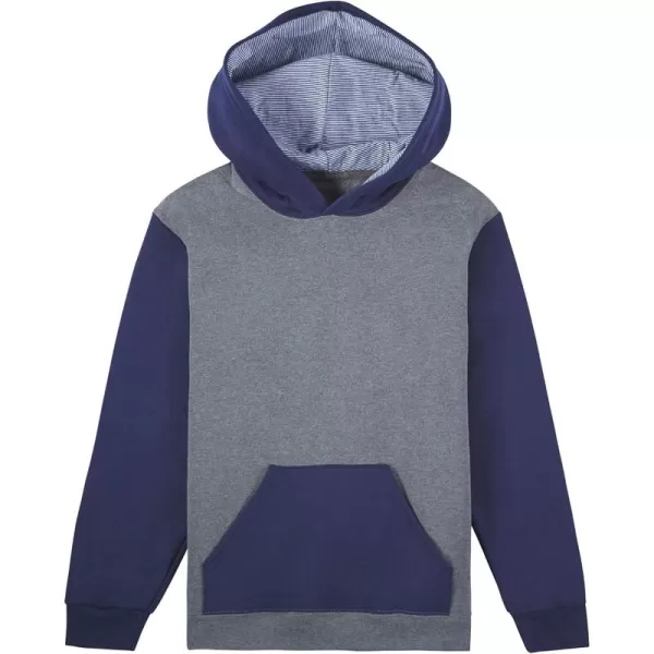 Fruit of the Loom Boys Fleece Sweatshirts Hoodies Sweatpants ampamp JoggersPullover  Charcoal HeatherNavy