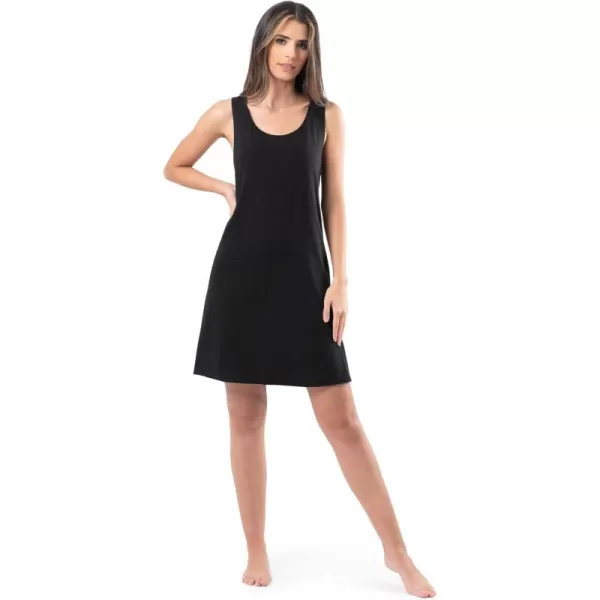 Fruit of the Loom Womens Breathable Sleep ChemiseBlack