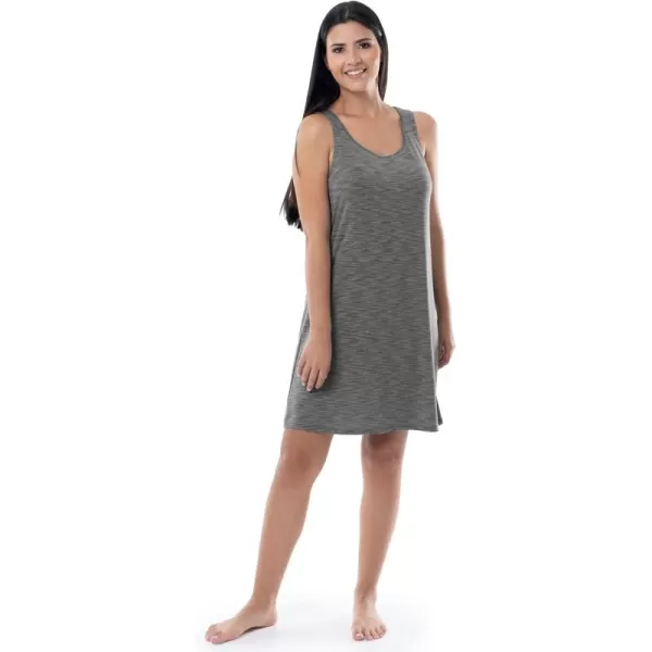 Fruit of the Loom Womens Breathable Sleep ChemiseHeather Grey