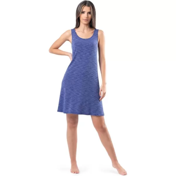 Fruit of the Loom Womens Breathable Sleep ChemiseHeather Navy