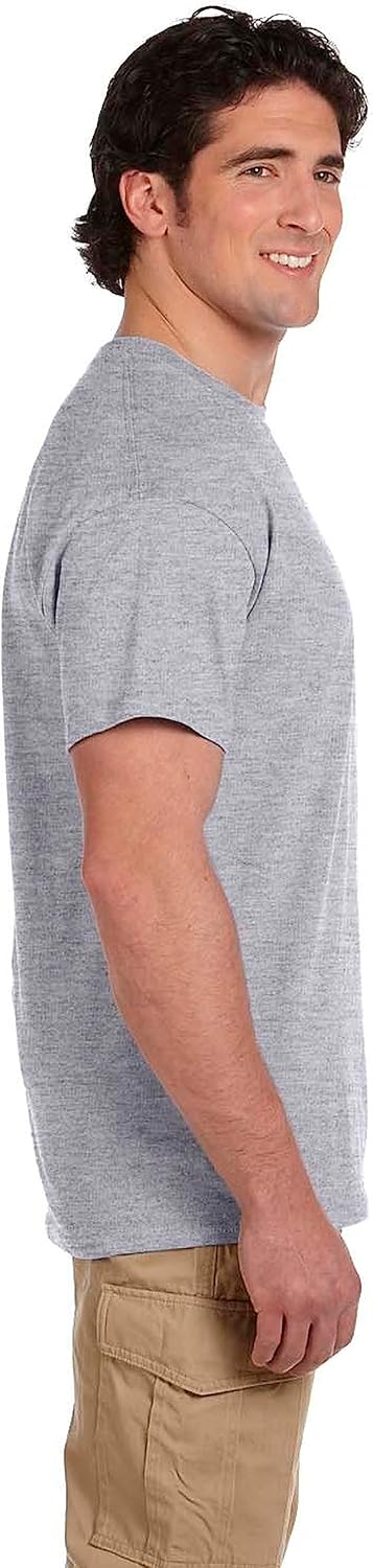 Fruit of the Loom mens Eversoft Cotton Short Sleeve Pocket Tshirts Breathable ampamp Tag FreeAssorted 6 Pack
