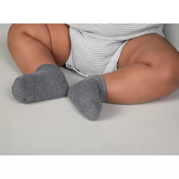 Fruit of the Loom Baby 22Pack Grow ampamp Fit Flex Zones Low Cut Stretch Socks  Unisex Girls BoysGrey