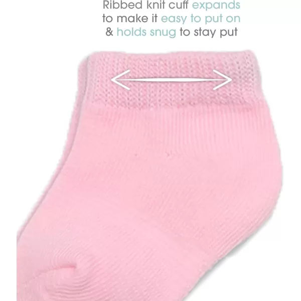 Fruit of the Loom Baby 22Pack Grow ampamp Fit Flex Zones Low Cut Stretch Socks  Unisex Girls BoysPink