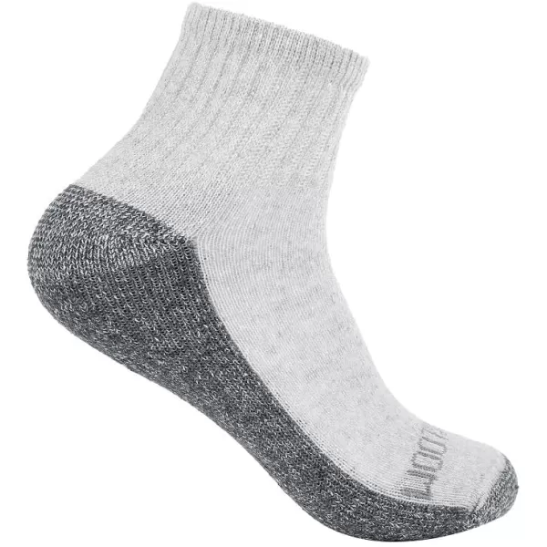 Fruit of the Loom Boys Dual Defense Ankle Socks 10 PackGreyGrey