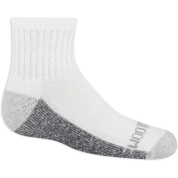 Fruit of the Loom Boys Dual Defense Ankle Socks 10 PackWhite