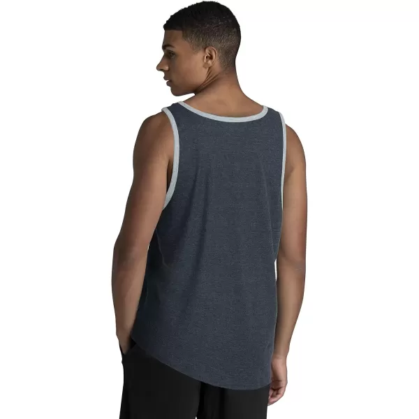 Fruit of the Loom Mens Eversoft Cotton Sleeveless T Shirts Breathable ampamp Moisture Wicking with Odor Control Sizes S4xTank  2 Pack  Black Heather