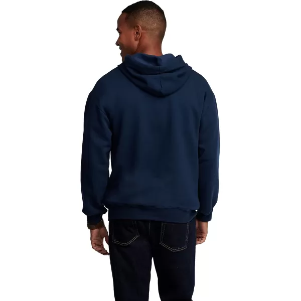 Fruit of the Loom Mens Eversoft Fleece Hoodies Moisture Wicking ampamp Breathable Full Zip Hooded SweatshirtNavy Full Zip