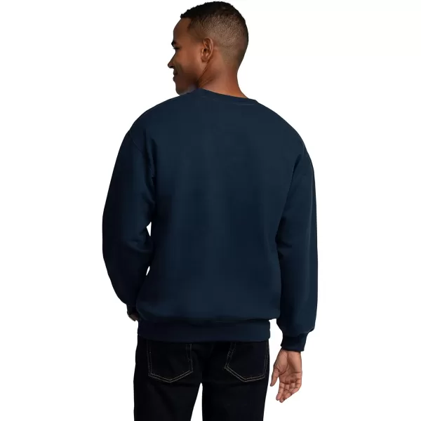 Fruit of the Loom Mens Eversoft Fleece Sweatshirts Moisture Wicking ampamp Breathable Crewneck SweatshirtNavy