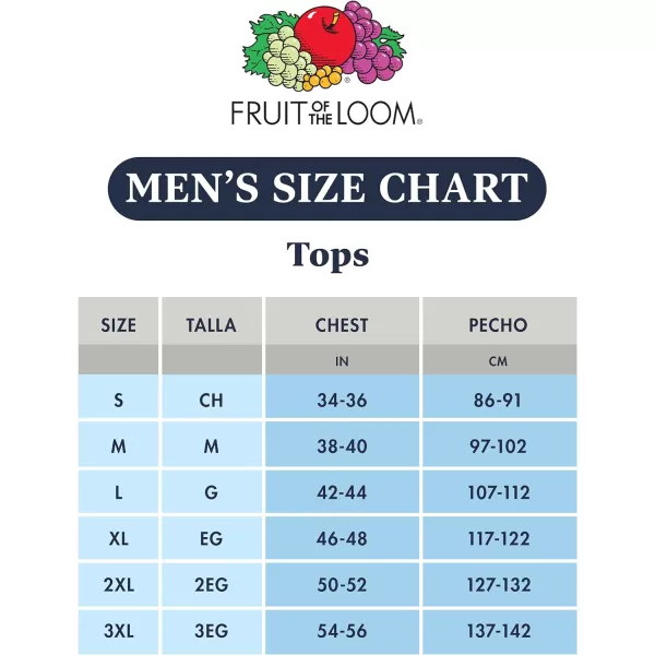 Fruit of the Loom mens Eversoft Cotton Short Sleeve Pocket Tshirts Breathable ampamp Tag Free6 Pack  Assorted Blues