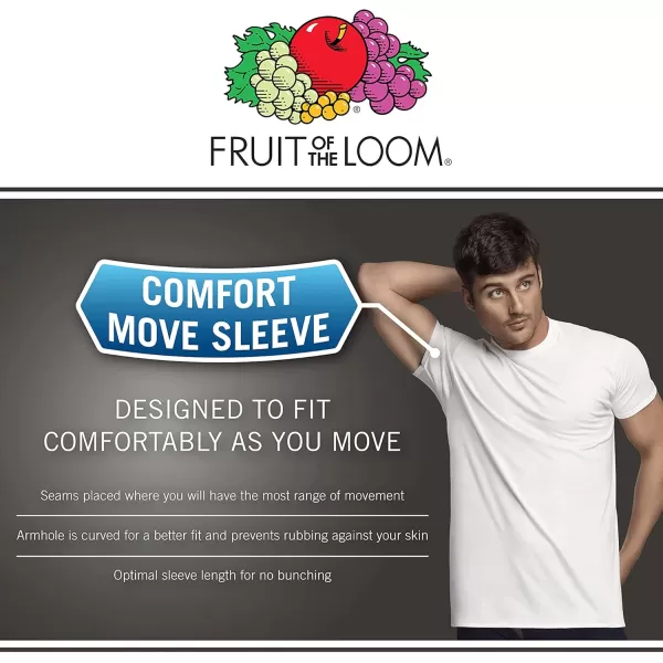 Fruit of the Loom mens Eversoft Cotton Short Sleeve Pocket Tshirts Breathable ampamp Tag Free6 Pack  Assorted Earth Tones