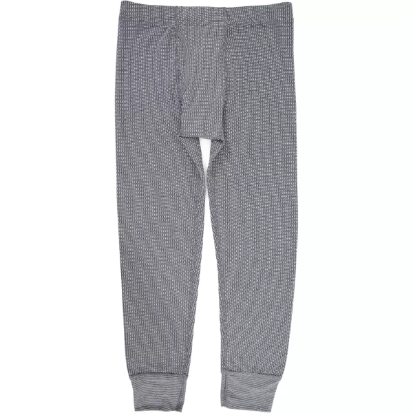 Fruit of the Loom Boys Premium 2Pack Thermal Waffle BottomHeather GreystoneNatural