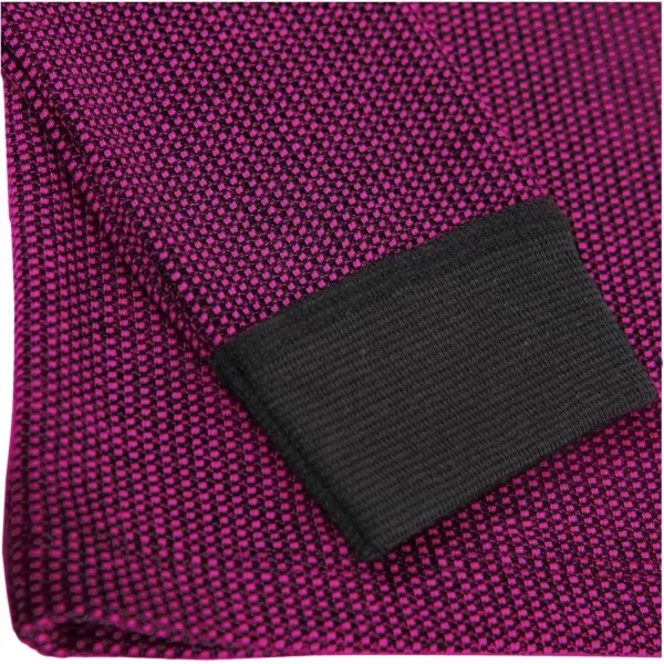 Fruit of the Loom Girls Premium Thermal Waffle Underwear SetBlackFuchsia Cross Dye