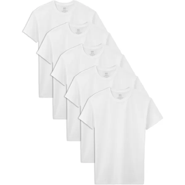 Fruit of the Loom Boys Cotton White T ShirtT Shirt  Boys  120 Pack  White