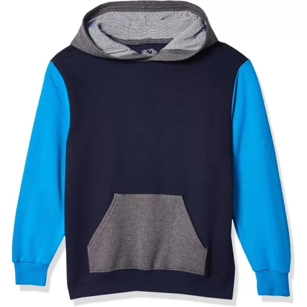 Fruit of the Loom Boys Fleece Sweatshirts Hoodies Sweatpants ampamp Joggers PulloverNavyPacific Blue Small