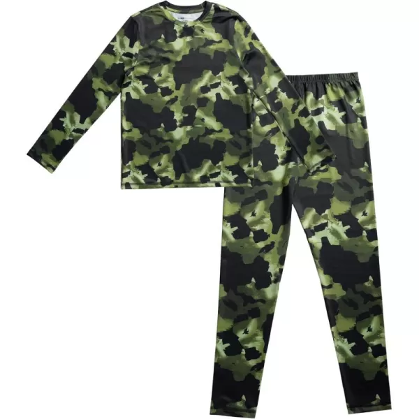 Fruit of the Loom Boys Performance Baselayer Thermal Underwear SetCamo