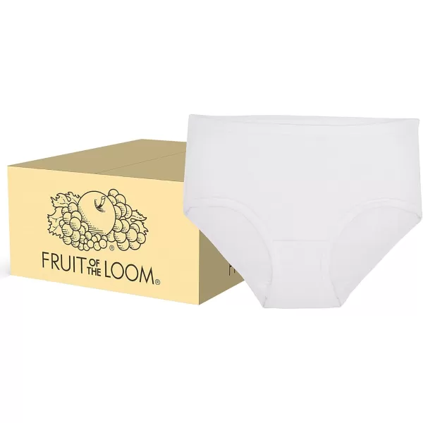 Fruit of the Loom Girls Cotton Brief Underwear MultipacksBrief  240 Pack  WhiteStripesAnimal Print