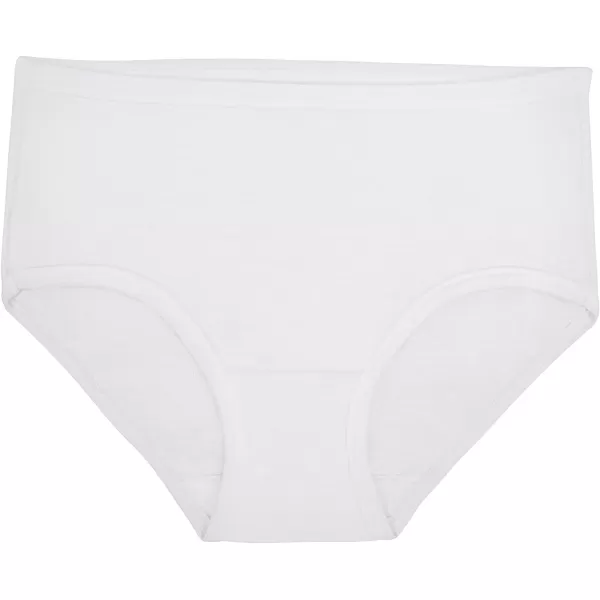 Fruit of the Loom Girls Cotton Brief Underwear MultipacksBrief  6 Pack  White