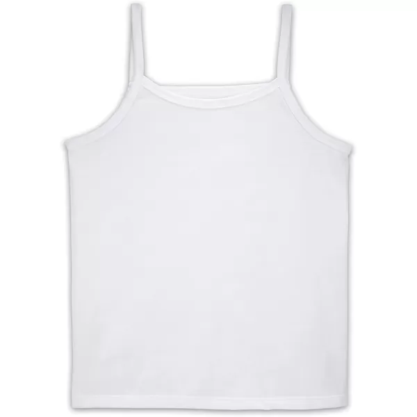 Fruit of the Loom girls Undershirts Camis ampamp TanksCami  10 Pack  White