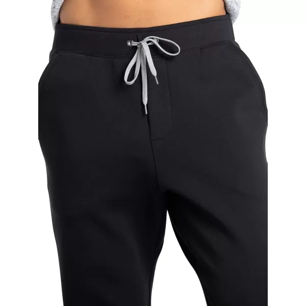 imageFruit of the Loom Eversoft Fleece Joggers Moisture Wicking ampamp Breathable Sizes S2XDouble Knit  Black