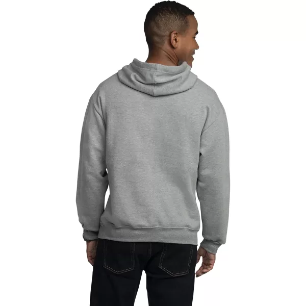 imageFruit of the Loom Mens Eversoft Fleece Hoodies Moisture Wicking ampamp Breathable Pullover Hooded SweatshirtGrey Heather Pullover