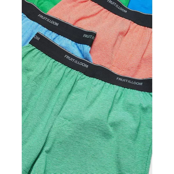 imageFruit of the Loom Boys Boxer ShortsKnit  5 Pack  Assorted