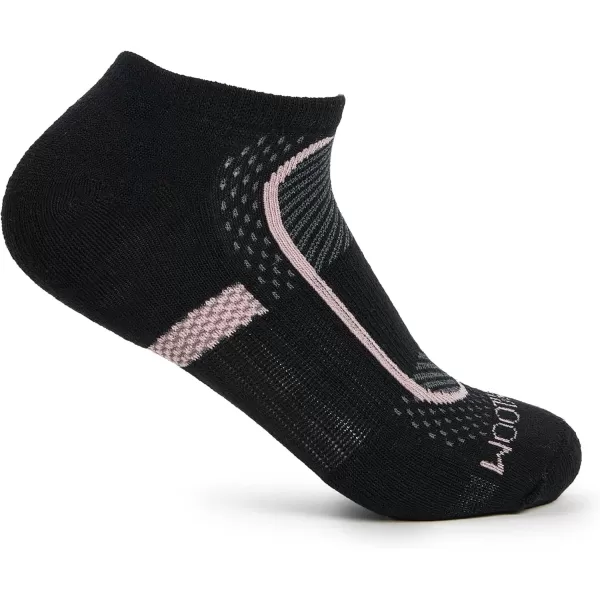 imageFruit of the Loom Women Lightweight Coolzone No Show Socks 6 PackBlack Assortment