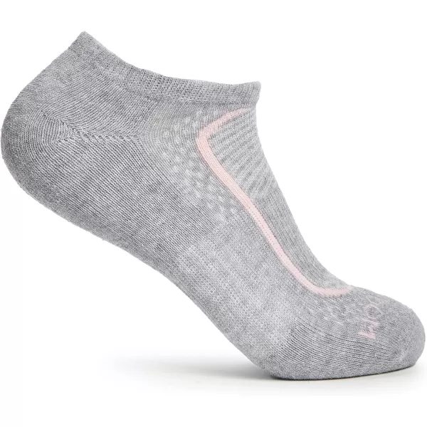 imageFruit of the Loom Women Lightweight Coolzone No Show Socks 6 PackGrey Assortment