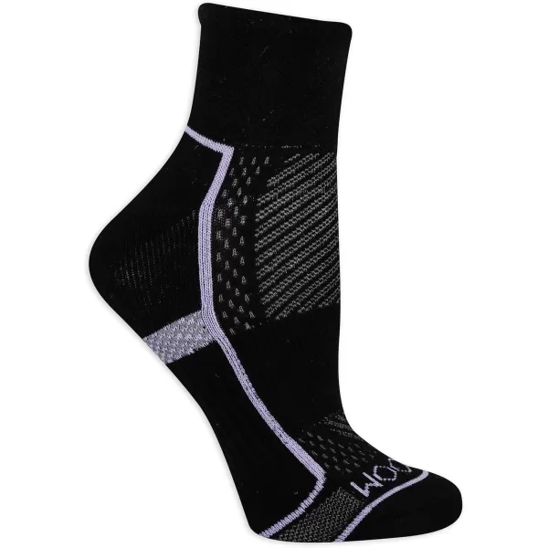 imageFruit of the Loom Womens CoolZone Active Lightweight Cotton Socks BlackBlue BlackGrey BlackLavender BlackGrey BlackBlue BlackLavender 410