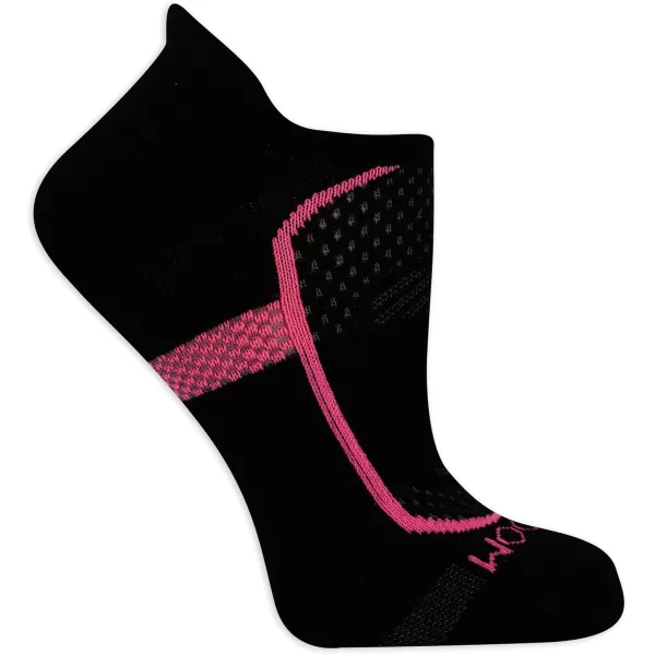 imageFruit of the Loom Womens Coolzone Active Lightweight Cotton SocksBlackPurple  BlackGrey  BlackBlue  BlackSalmon  BlackPink  BlackLavender